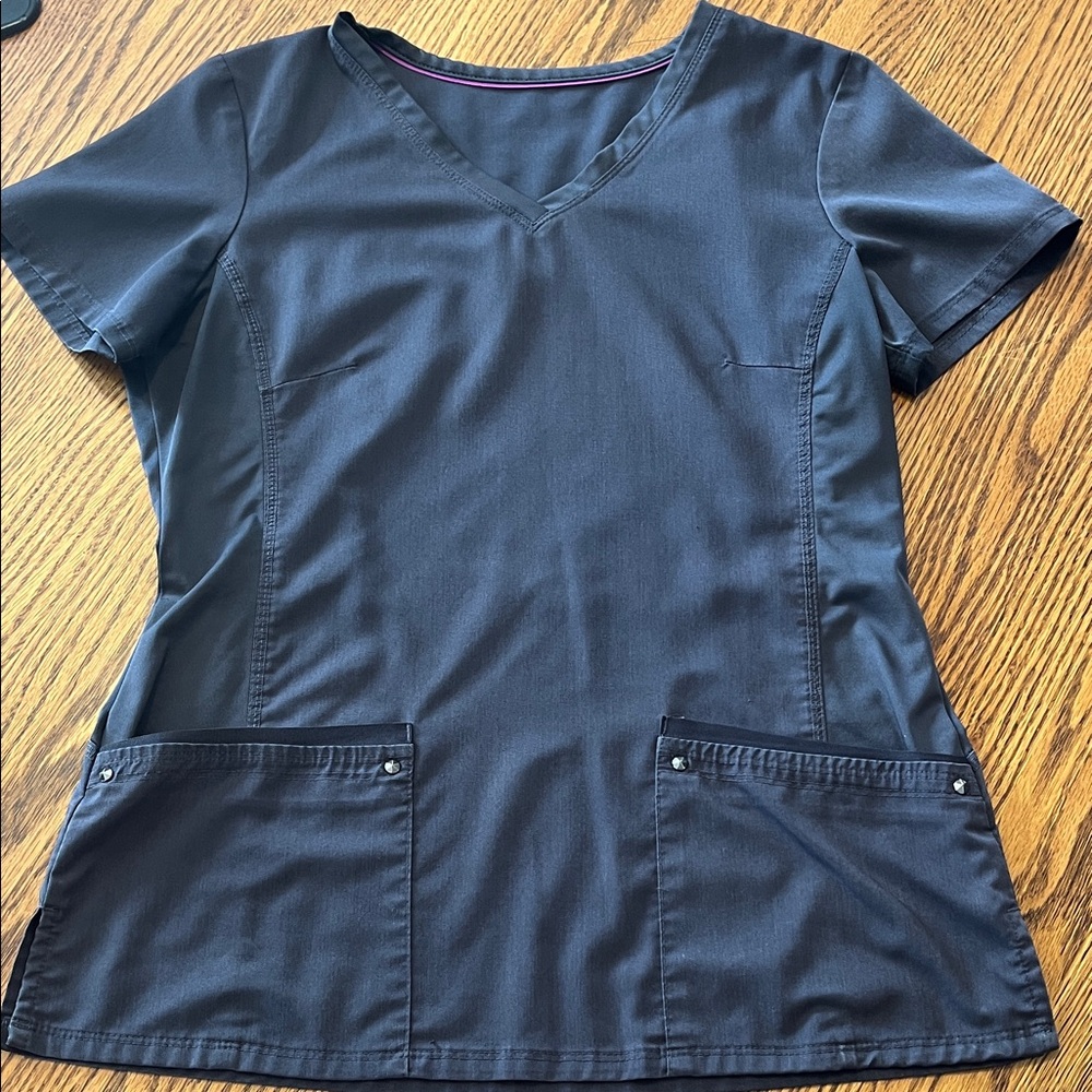 Purple Label by Healing Hands Small Scrub Top